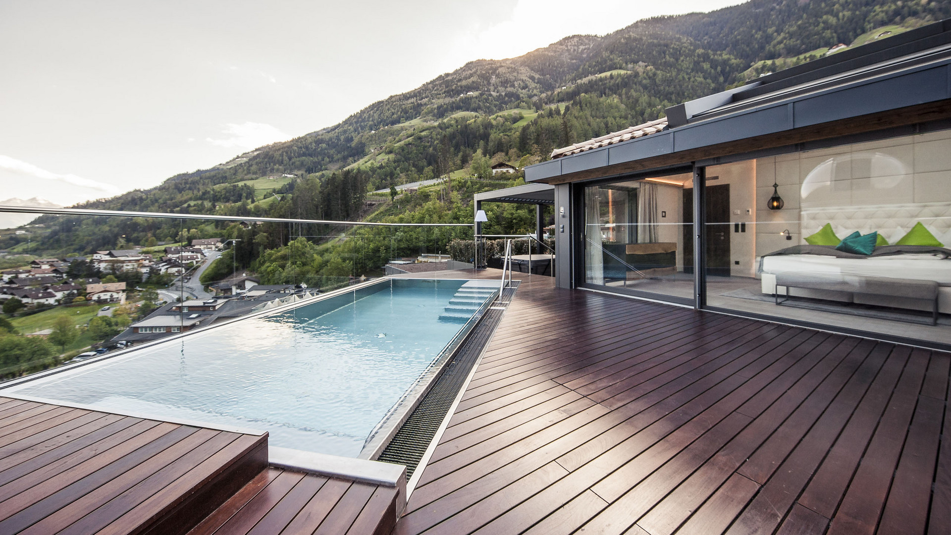 Des heures de bien-être exclusives dans notre chalet avec piscine au Tyrol du Sud Des heures de bien-être exclusives dans notre chalet avec piscine au Tyrol du Sud