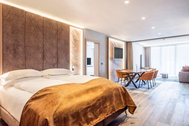 Das Hotel mit Whirlpool und Sauna im Zimmer in Südtirol